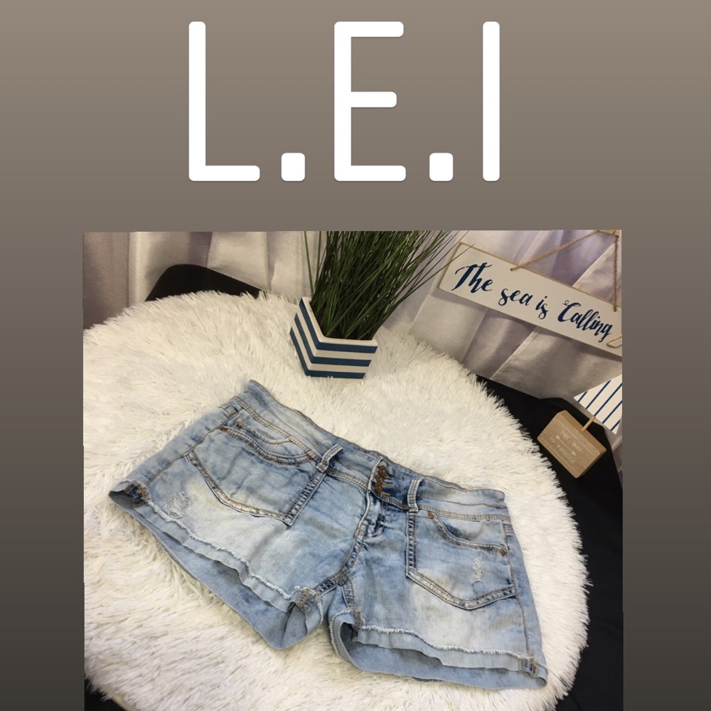 ✨ l.e.i Jean denim juniors shorts